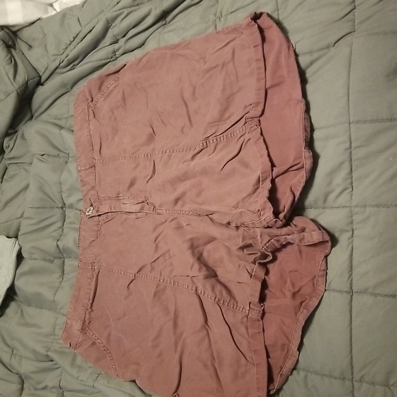 Maurices Women's Purple Cargo Shorts - Picture 1 of 4